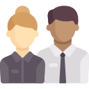Full time workers icon at hirenewtalent