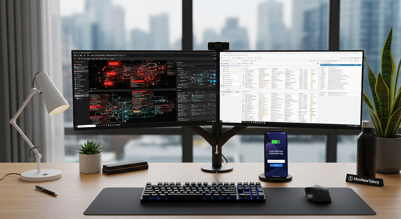 Secure home workspace monitoring Vancouver