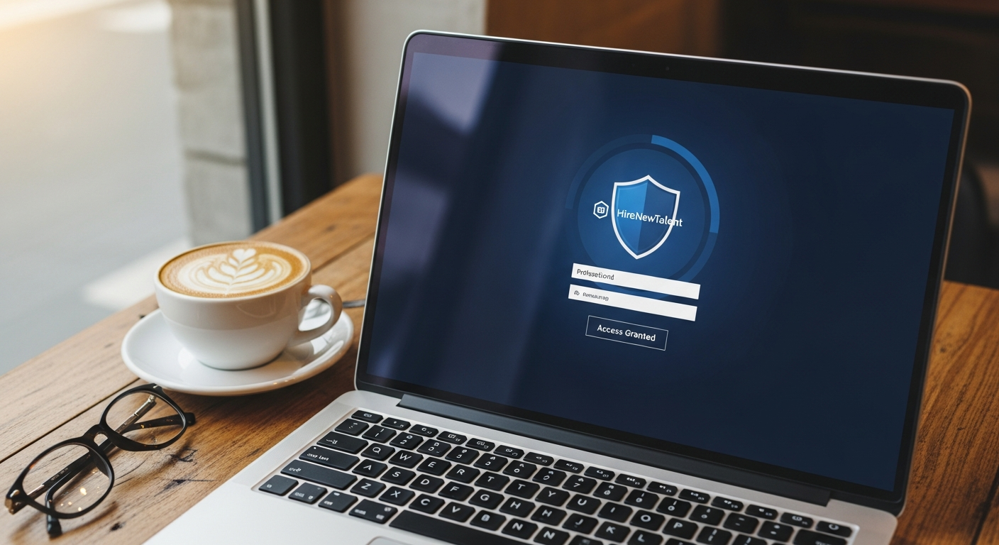 Secure remote work Vancouver cafe security