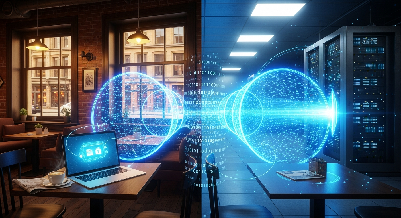 VPN encrypted tunnel remote work security